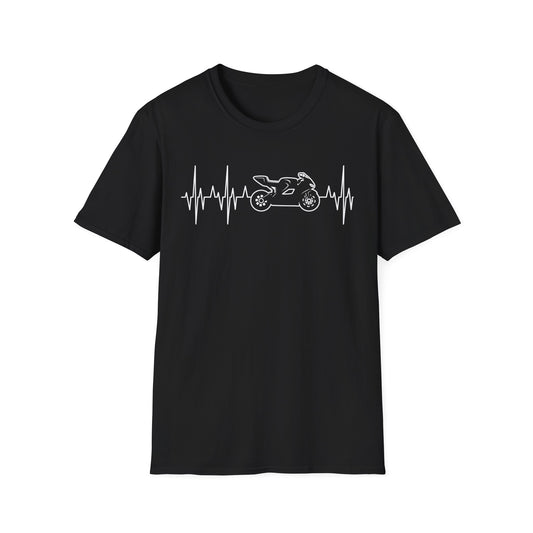 EKG Motorrad Superbike Herzschlag - Frauen T-Shirt