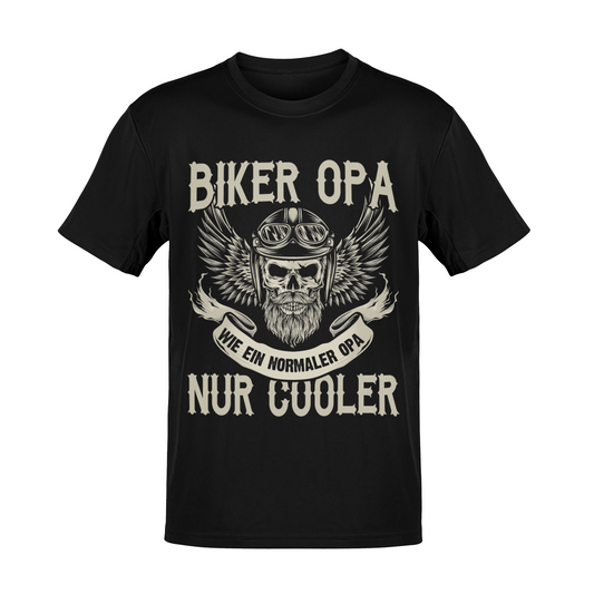 Biker Opa - wie ein normaler Opa - nur cooler - Version 2 - Herren Shirt
